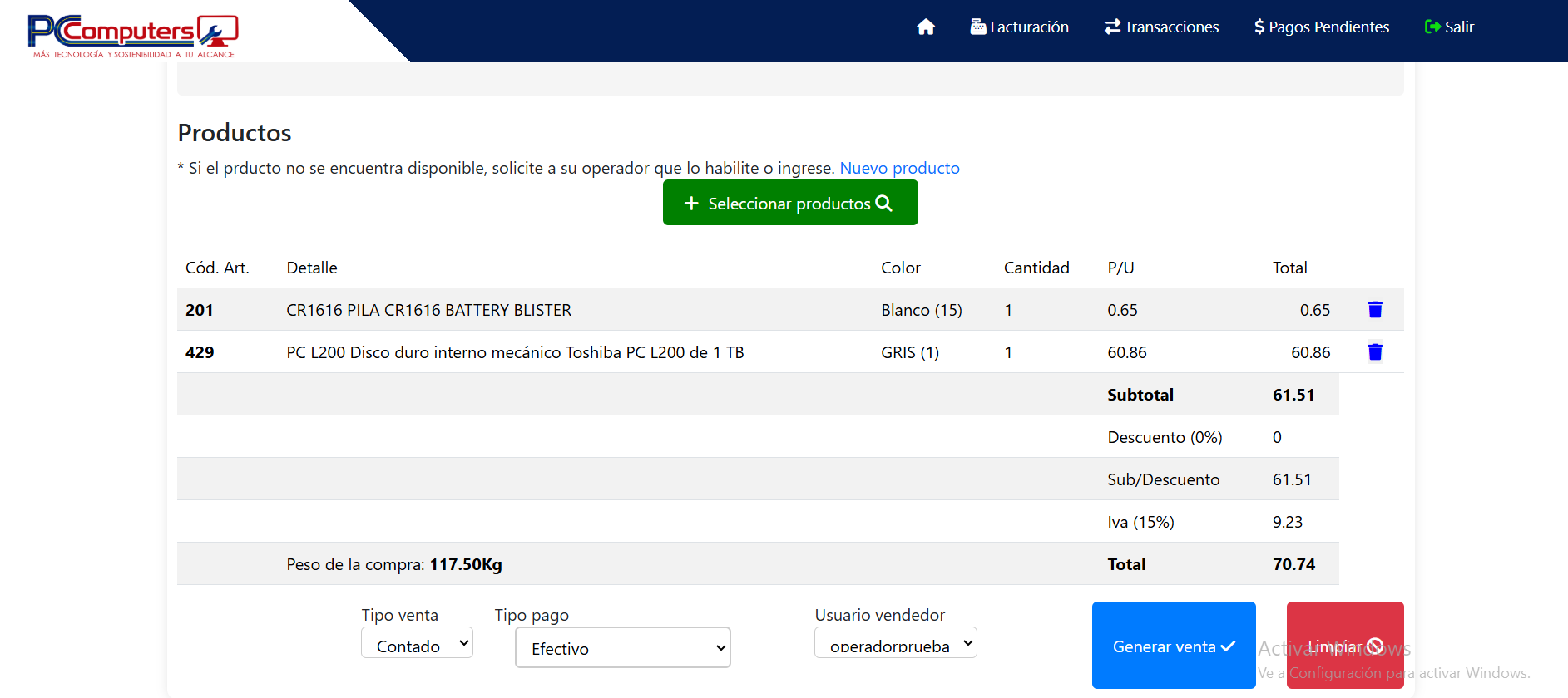 Landing / Web corporativa