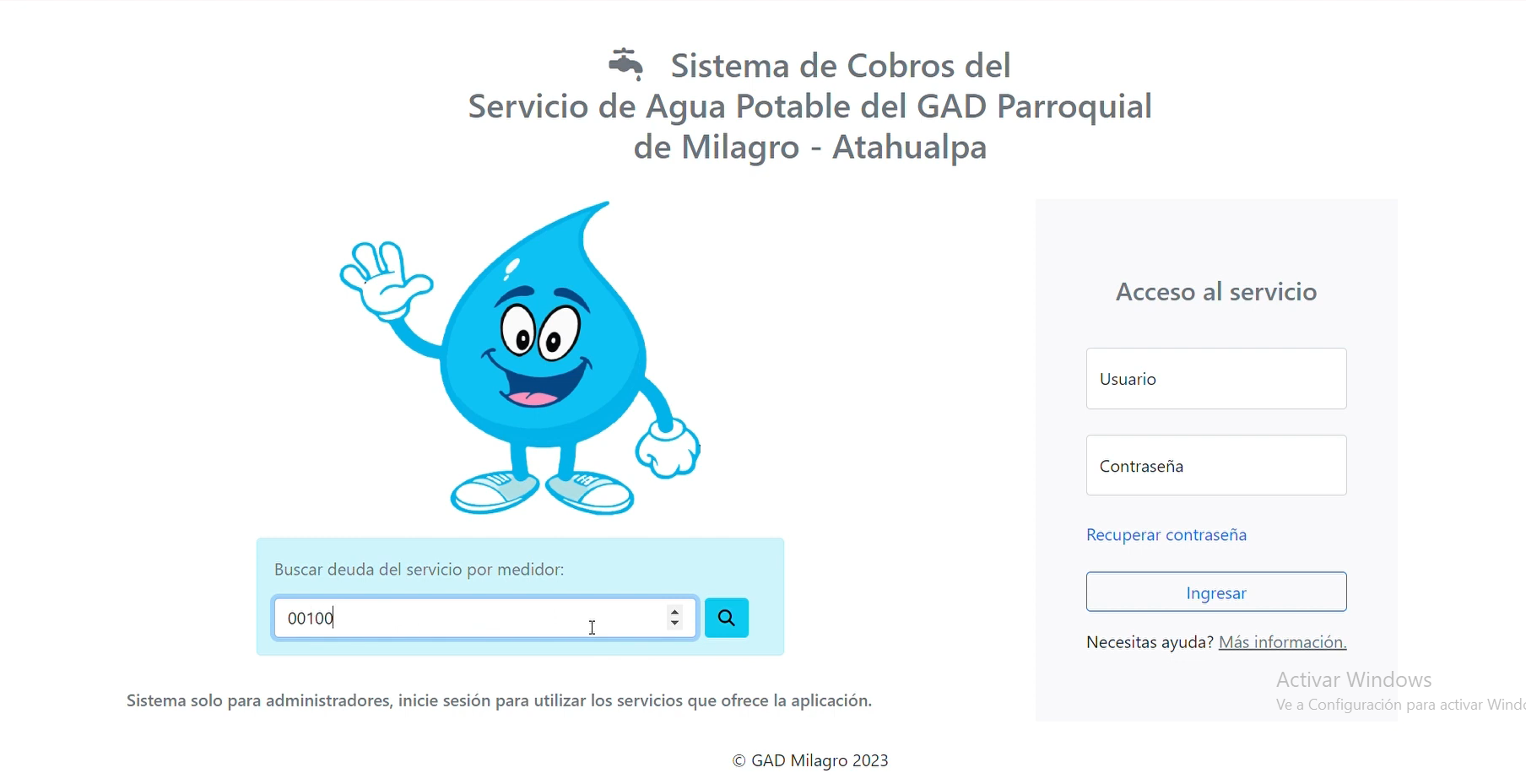 Landing / Web corporativa
